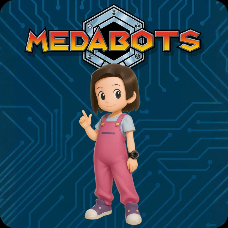 Arika Chibi Figure STL - Medabots 3D Printable for FDM