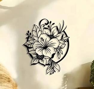 Elegant Lily Flower Wall Art   