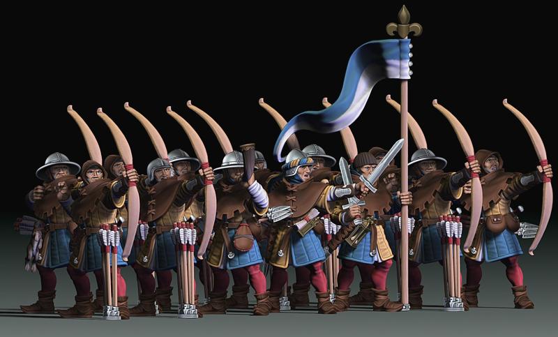 Medieval Archer - Bretonn - 28/32mm