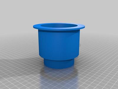 Cup holder for boat or caravan