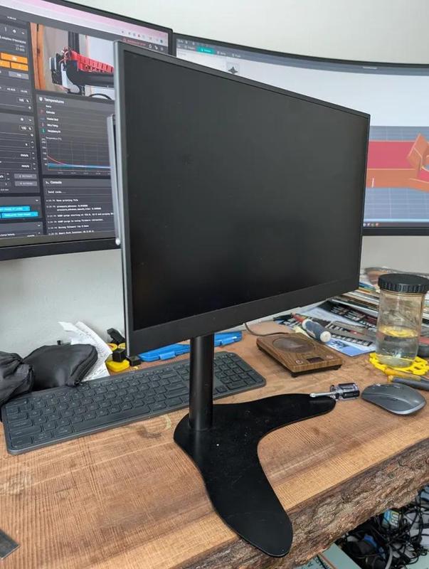 Vesa Mounting Plate for WALI Tilting Monitor Wall Mount   