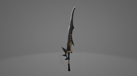 MONSTER HUNTER WORLD NARGACUGA LONG SWORD