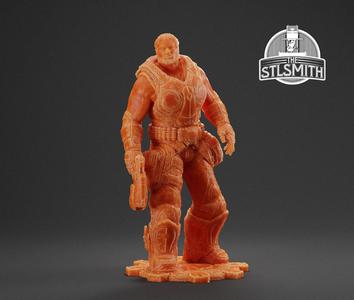 Dominic Santiago Summer Gears of War OT Miniature STL