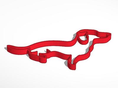 Dog cookie cutter