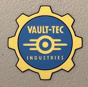 Multicolor Vault-Tec Logo Magnet