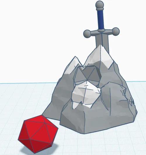 sword in the stone dice guardian   