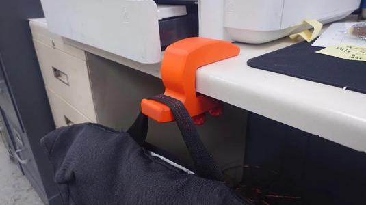 Sturdy desk clamp with hook   