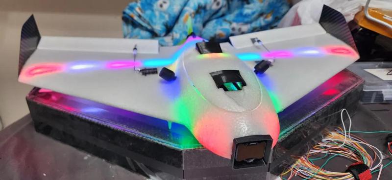 Flik Wing DJI O4 Pro Air Unit Mount & Lens/ND Protector   