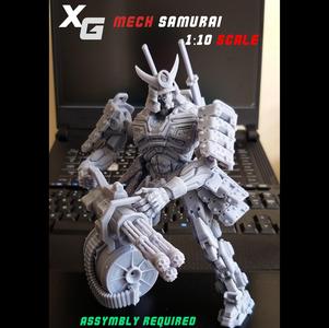 Mech Samurai 3D Printable over 170mm