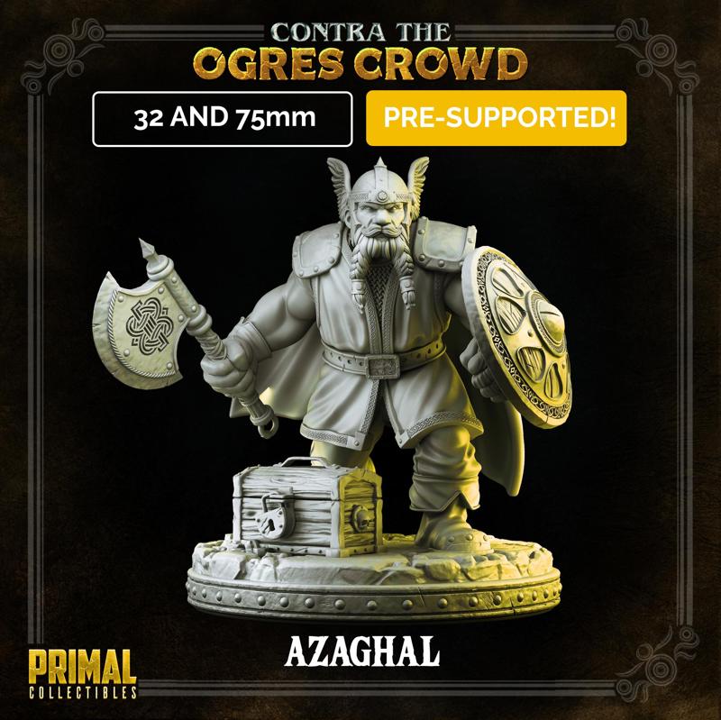 Dwarf - Azaghal - CONTRA THE OGRES CROWD - MASTERS OF DUNGEONS QUEST