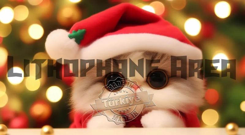 Sevimli Kedi Lithophane   