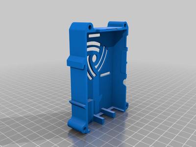 Raspberry Pi 4 DIN Rail Case with space for heatsink, fan, etc.