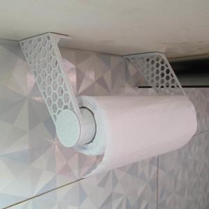 Hexagonal paper towel holder (Remix with improved dimensions)
