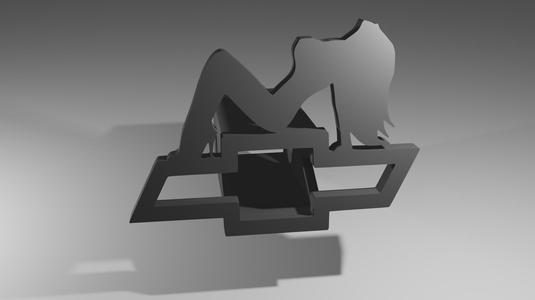 Chevrolet Bowtie Girl Trailer Hitch Cover