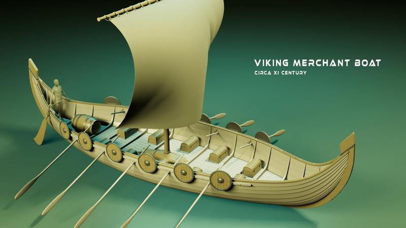 Viking Merchant Boat