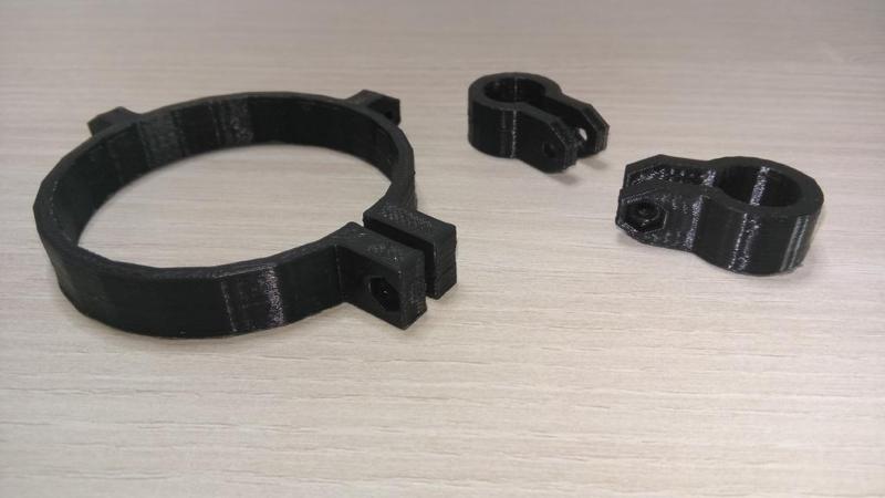 Laser holder for CNC spindle motor