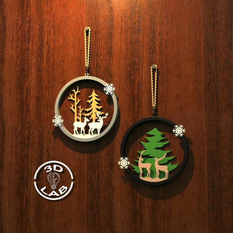 Wall ring for Christmas party decorations