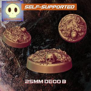 Desert base 25mm B (Abandoned World base)