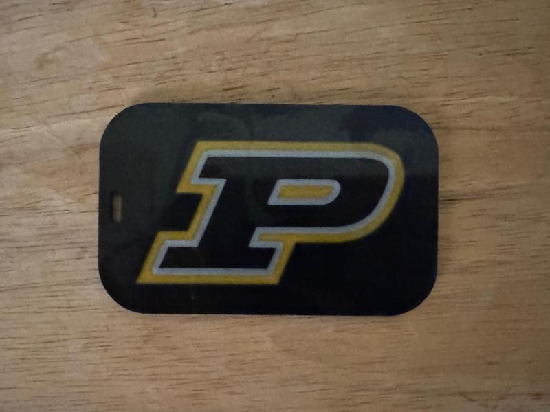 Purdue Luggage Tag