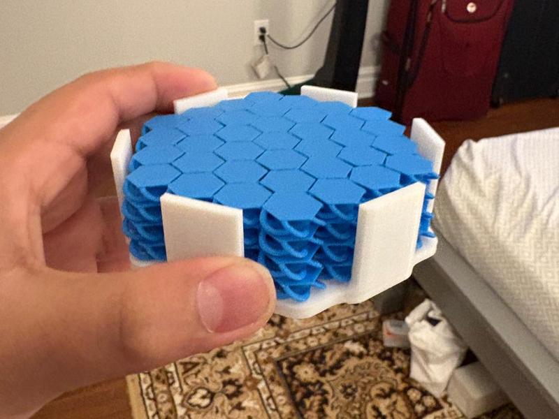 Nasa fabric coaster holder x4