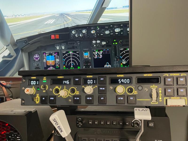 Winwing MCP & FCU 2in1 Mount with Honeycomb Bravo