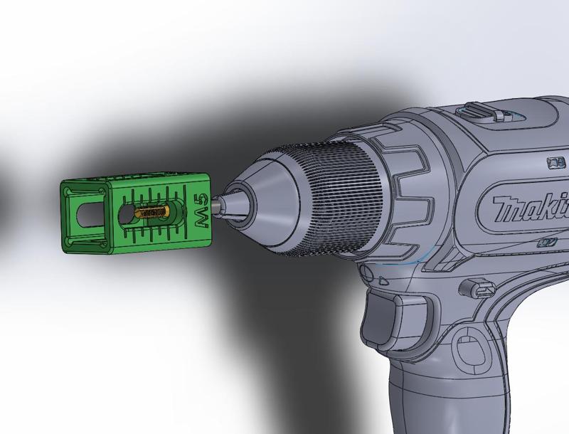 M5 thread cutting aid 20 mm profile