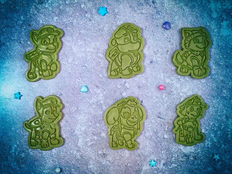 Paw Patrol cookie cutter set of 6