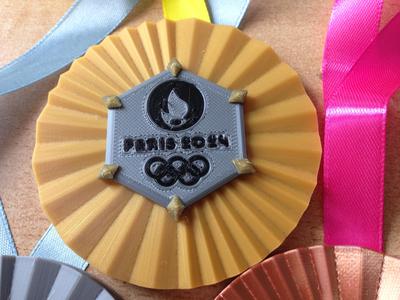 Paris 2024 Olympic Medals! Go for the Gold!