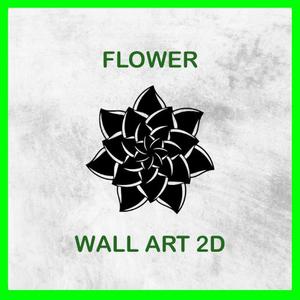 FLOWER WALL ART 2D 01