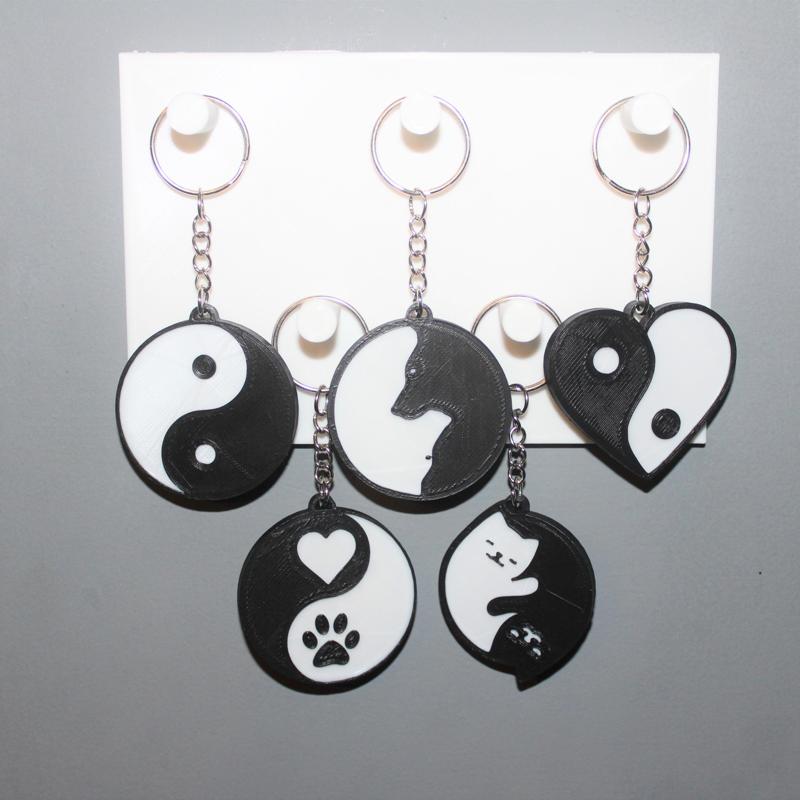 5 Keychain Yin Yang