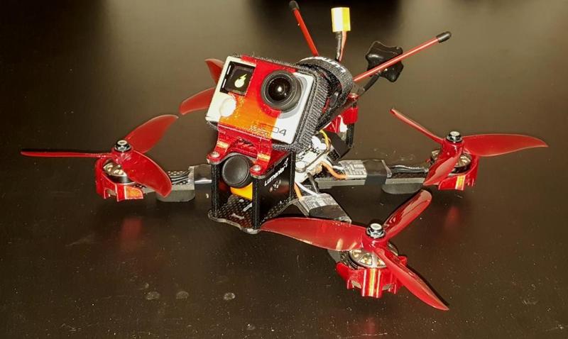 QAV-R gopro hero4 mount