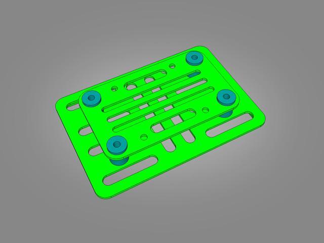 Reptile Harrier S1100 Anti-vibration Flight Controller Mount 