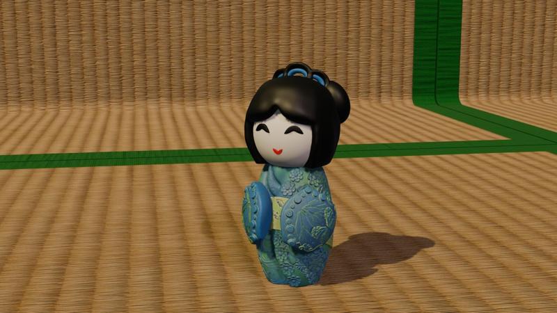Japanese Kokeshi Doll 2