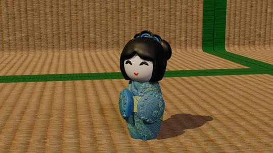 Japanese Kokeshi Doll 2