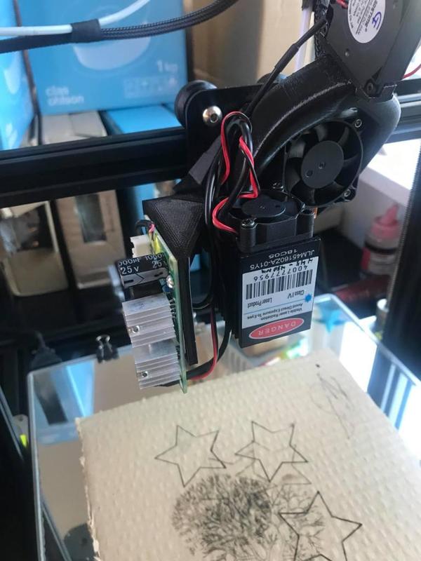 Laser mount cr10s fang