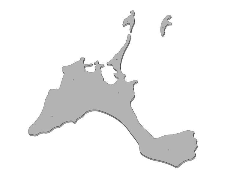 Decorative panel Formentera Island