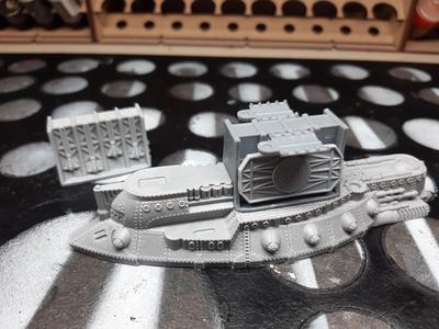 Dystopian Wars Daedalus superstructure