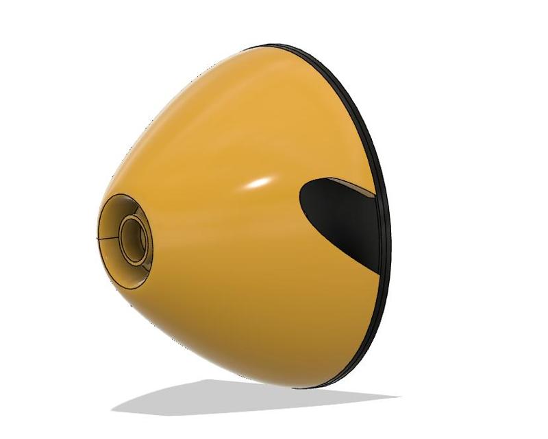 5in/127mm BF-109 Emil spinner