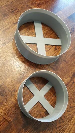 Deep Biscuit Cutter Set: 3", 4", 6"