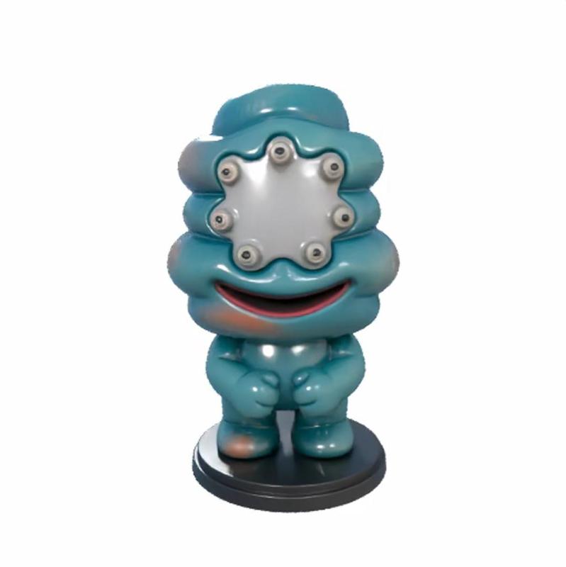 Smiler Gear - 3D Printable Surreal Donut Bot