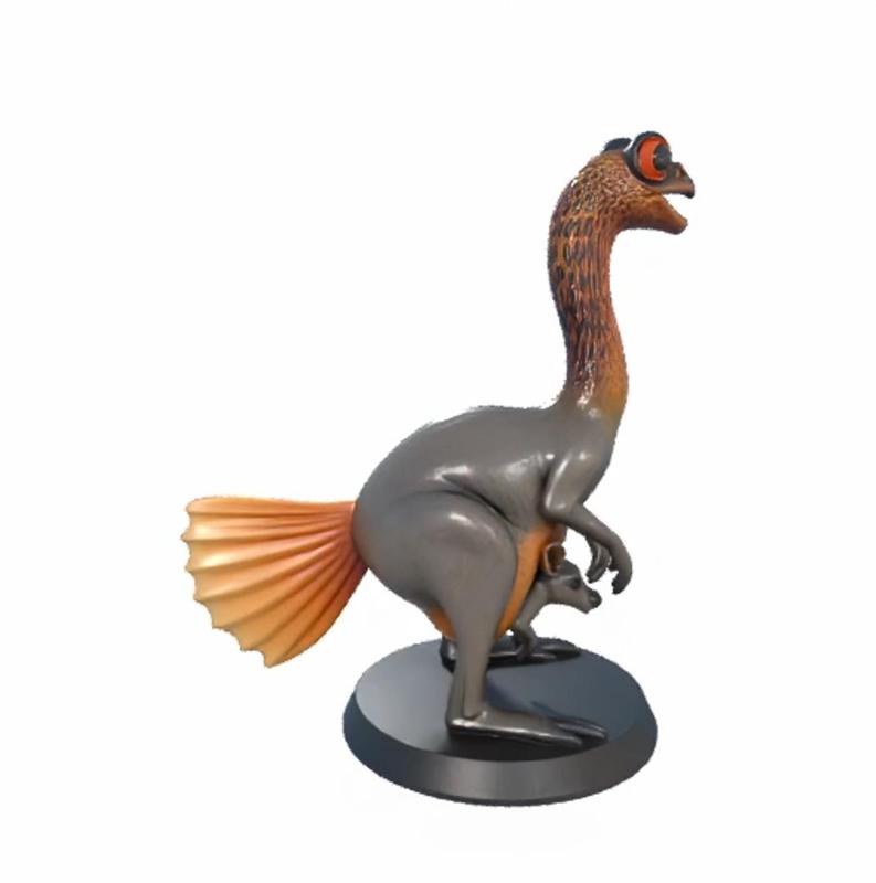 Jurassic Kangaroo-Bird - Primeval Chimera Statue