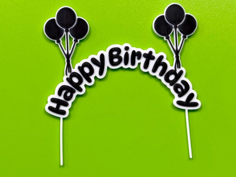 Happy Birthday Cake Topper