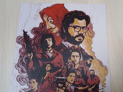 Money Heist Hueforge