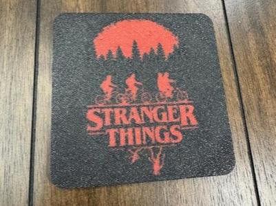 Stranger Things Logo Coaster