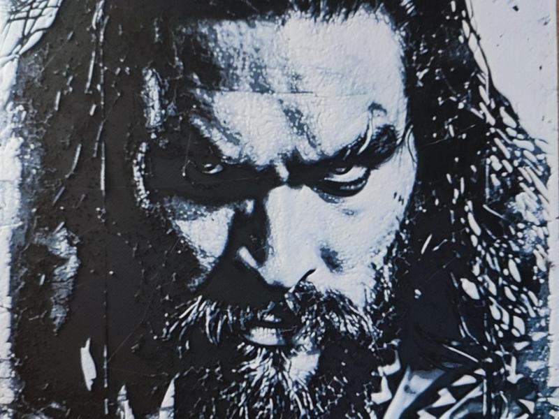 3-color HueForge Aquaman DC Comics Jason Momoa