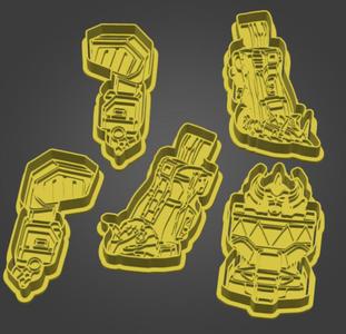 Megazord power rangers Cutter