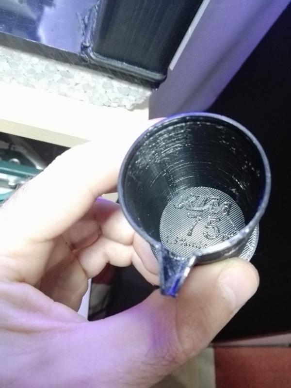 Gas fuel oil mixing cup 75ml (1.5% for 5 liters)