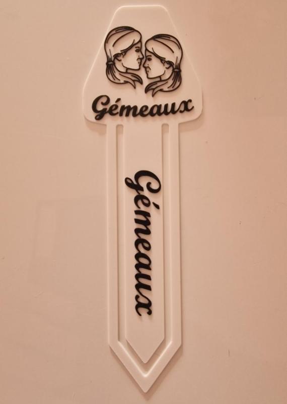 marque page zodiaque gémeaux