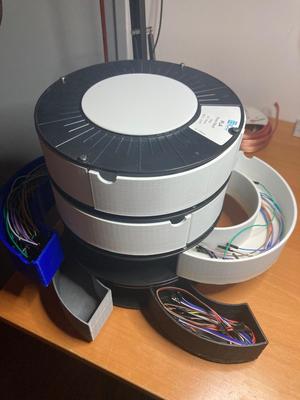 Filament spool storage box