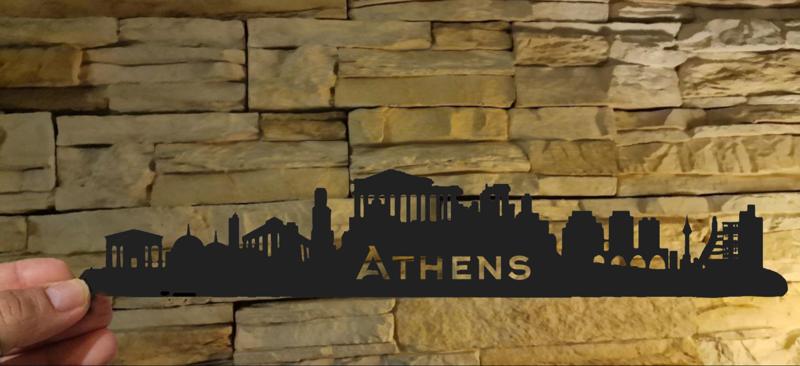 Skyline ATHENS GREECE Silhouette ATHENS GREECE